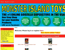 Tablet Screenshot of monsterislandtoys.com